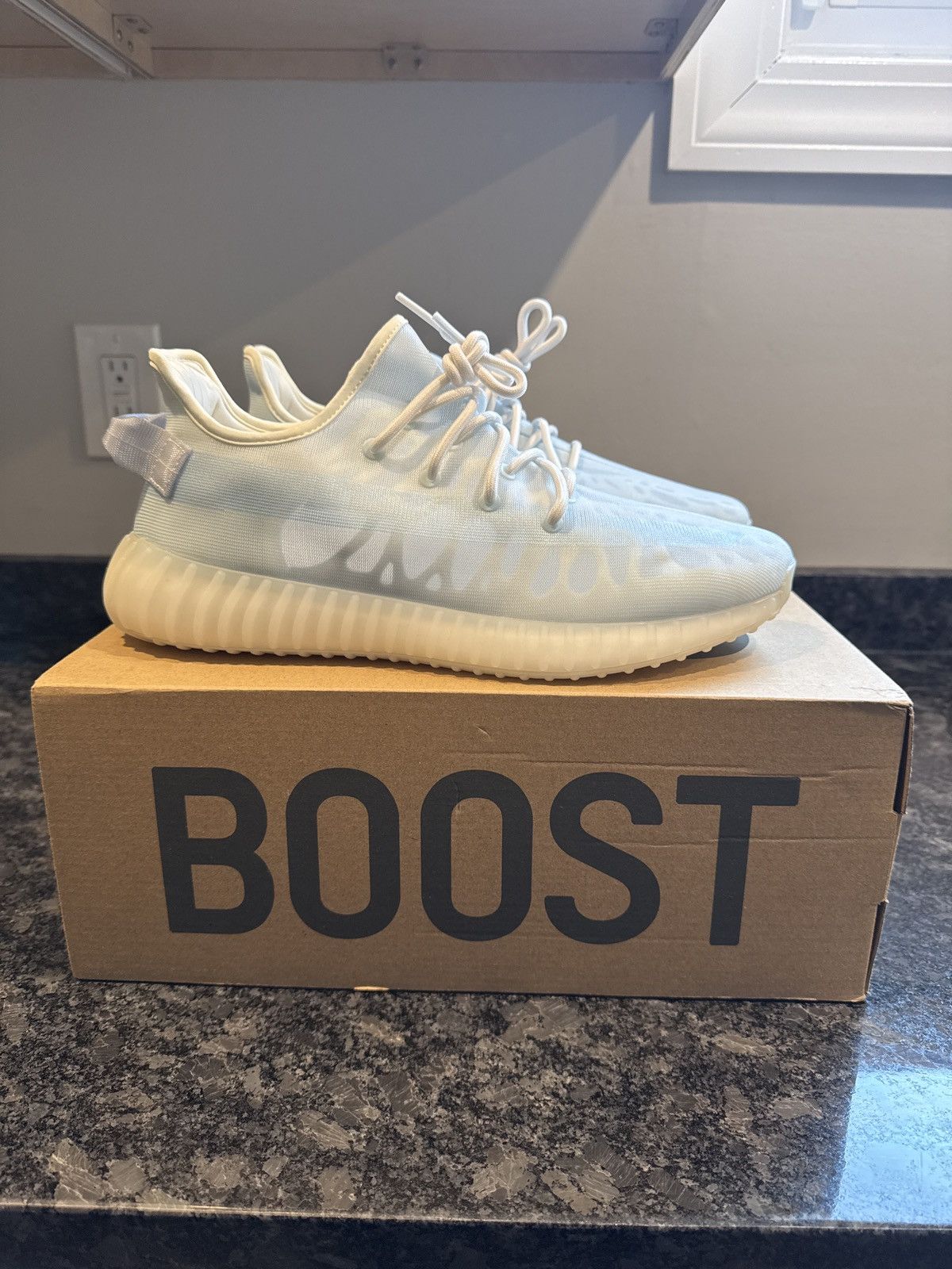 Yeezy Yeezy Boost 350 Mono Ice Size US 12 / EU 45 - 1 Thumbnail