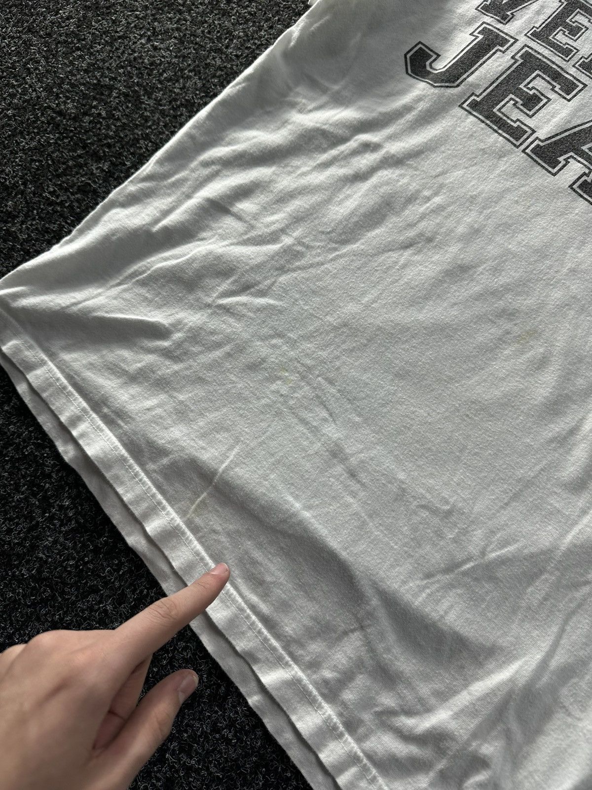 Versace × Vintage 🚨 VINTAGE VERSACE JEANS BIG LOGO TEE RARE LUXURY Size XS / US 0-2 / IT 36-38 - 8 Thumbnail