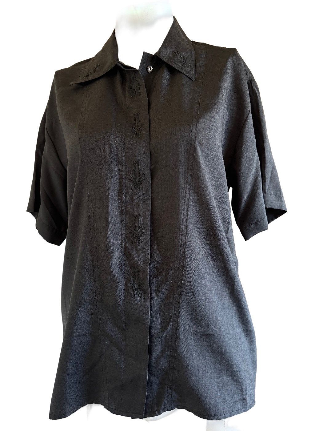 Other Yves St. Clair Women’s X-Large vintage 90s silky blouse Size L / US 10 / IT 46 - 3 Thumbnail