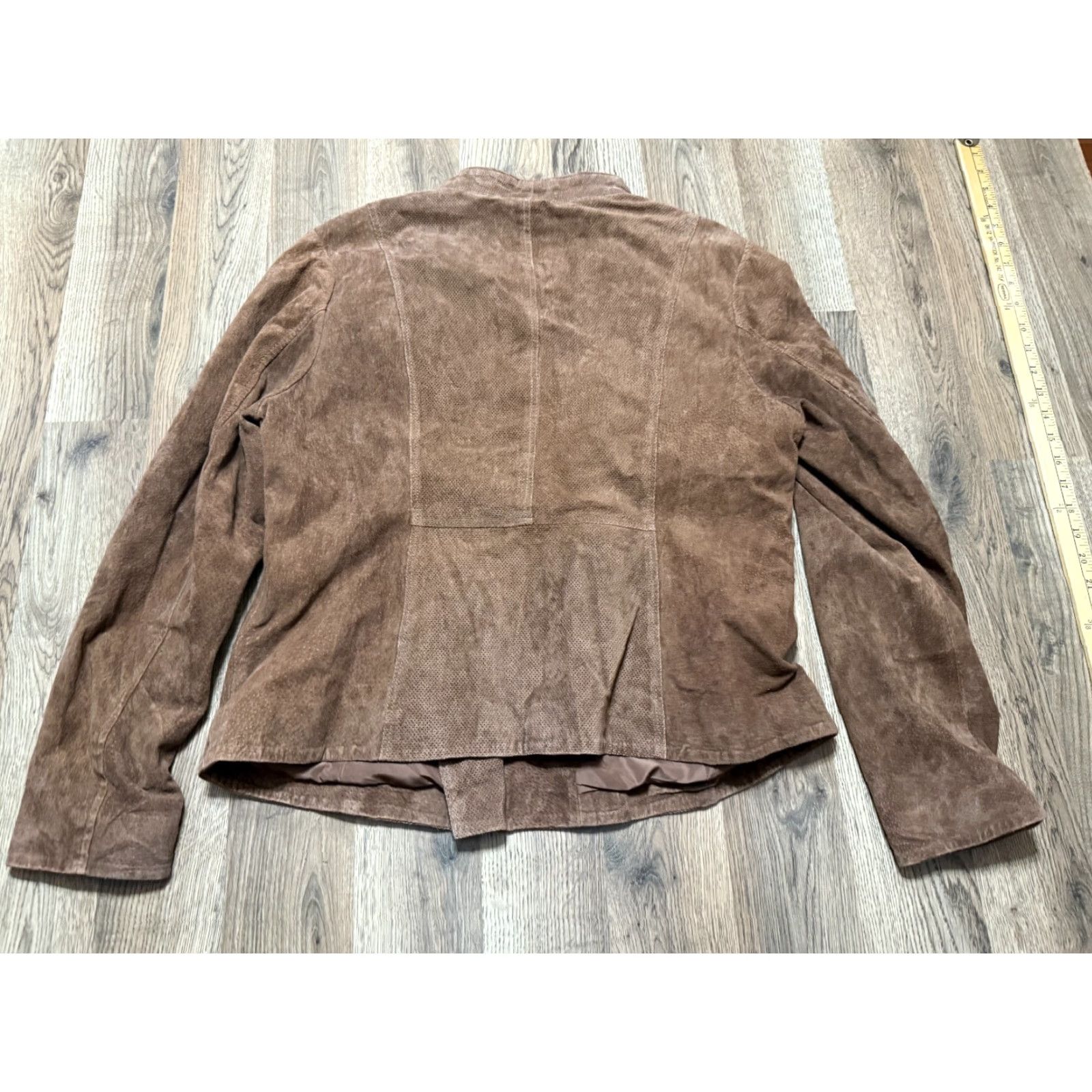 Vintage VINTAGE Antthony Jacket Women's XL Brown Zip Pockets Full Zip Moto 100% Leather Womens Leather Jacket Size XL / US 12-14 / IT 48-50 - 2 Thumbnail