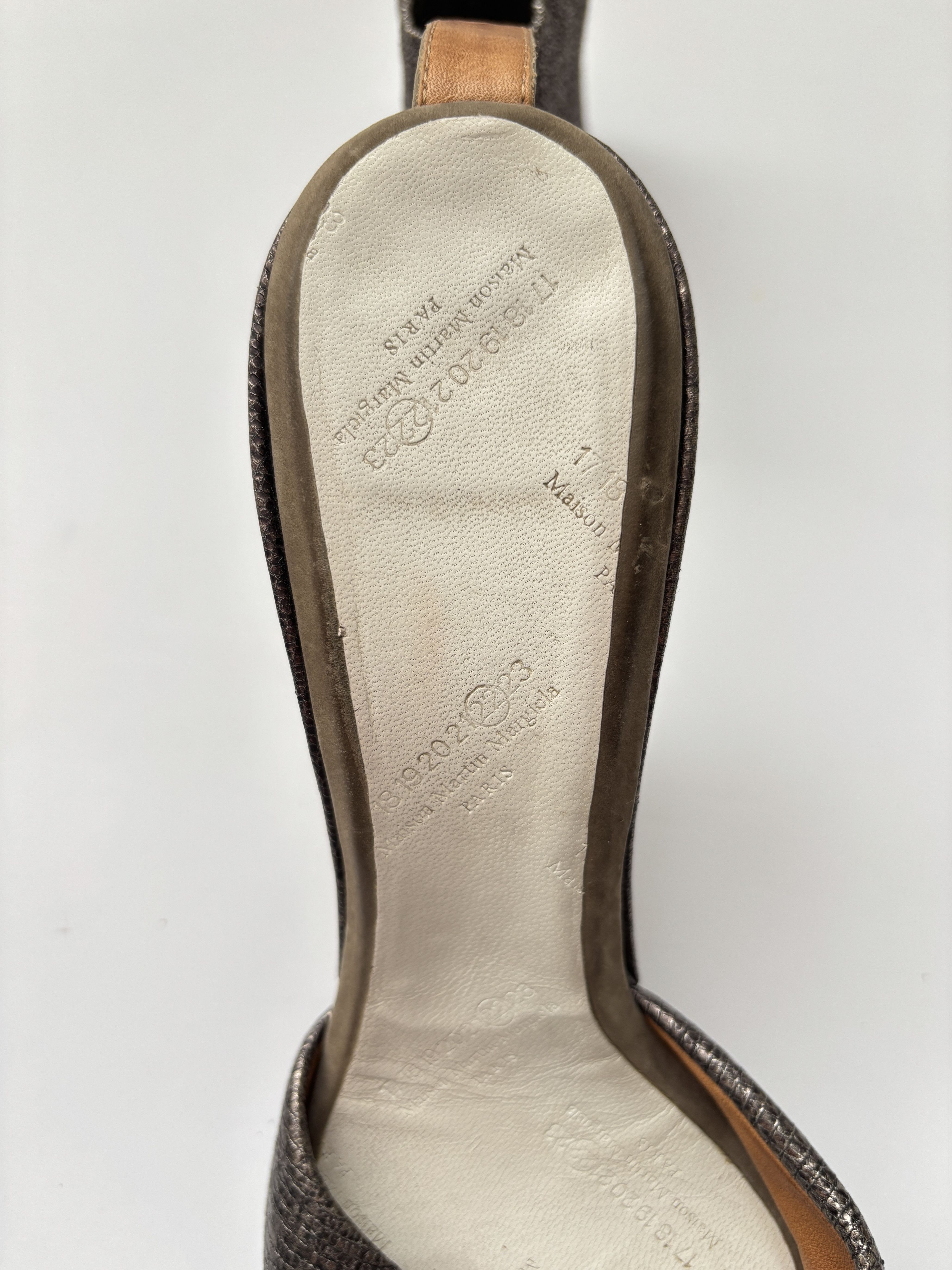 Maison Margiela ⚡️QUICK SALE⚡️Maison Margiela Bronze Open Toed Heels Size US 5.5 / IT 35.5 - 8 Thumbnail