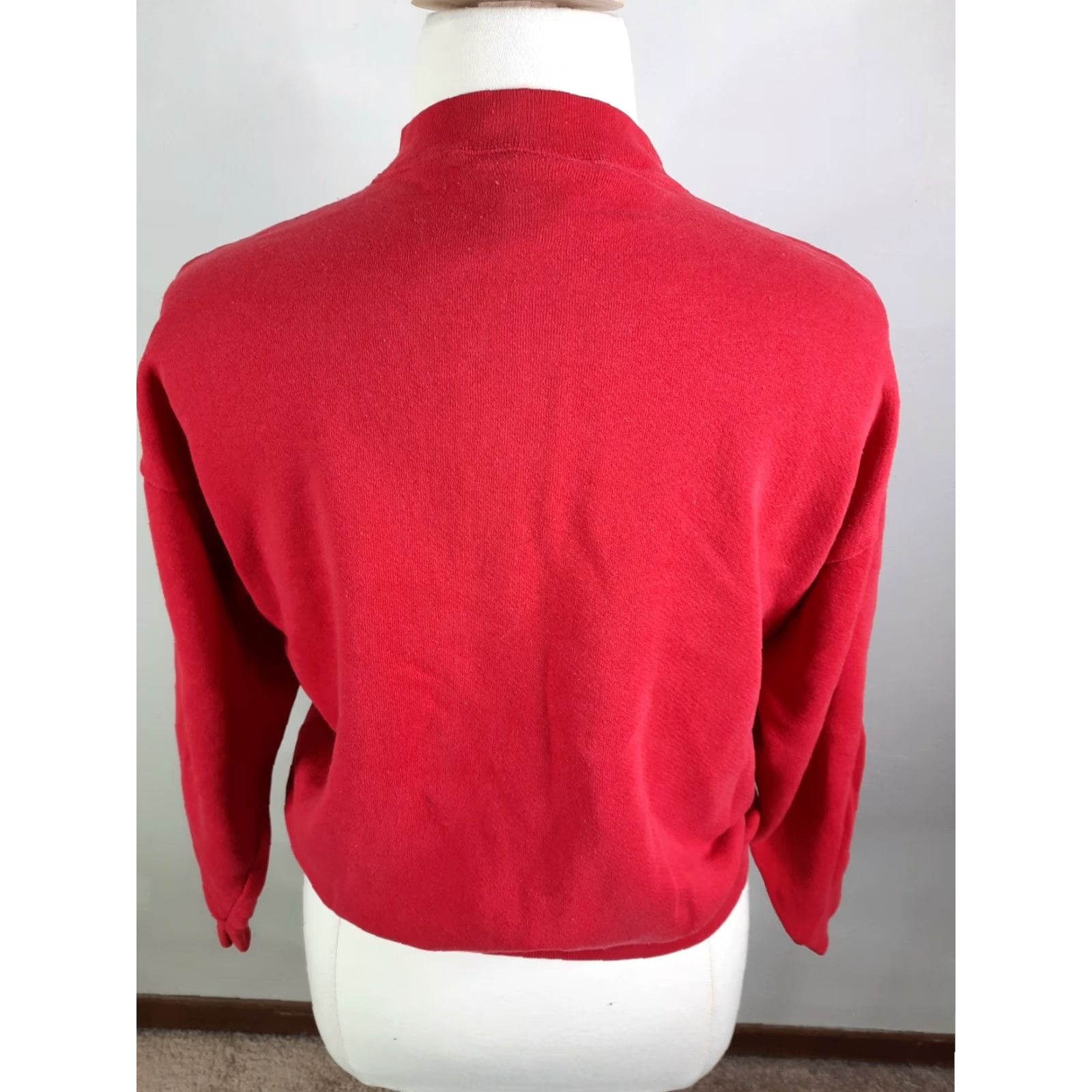 Mickey Unlimited VINTAGE Mickey Unlimited Disney Red Crewneck Sweatshirt Womens Large Size L / US 10 / IT 46 - 6 Thumbnail