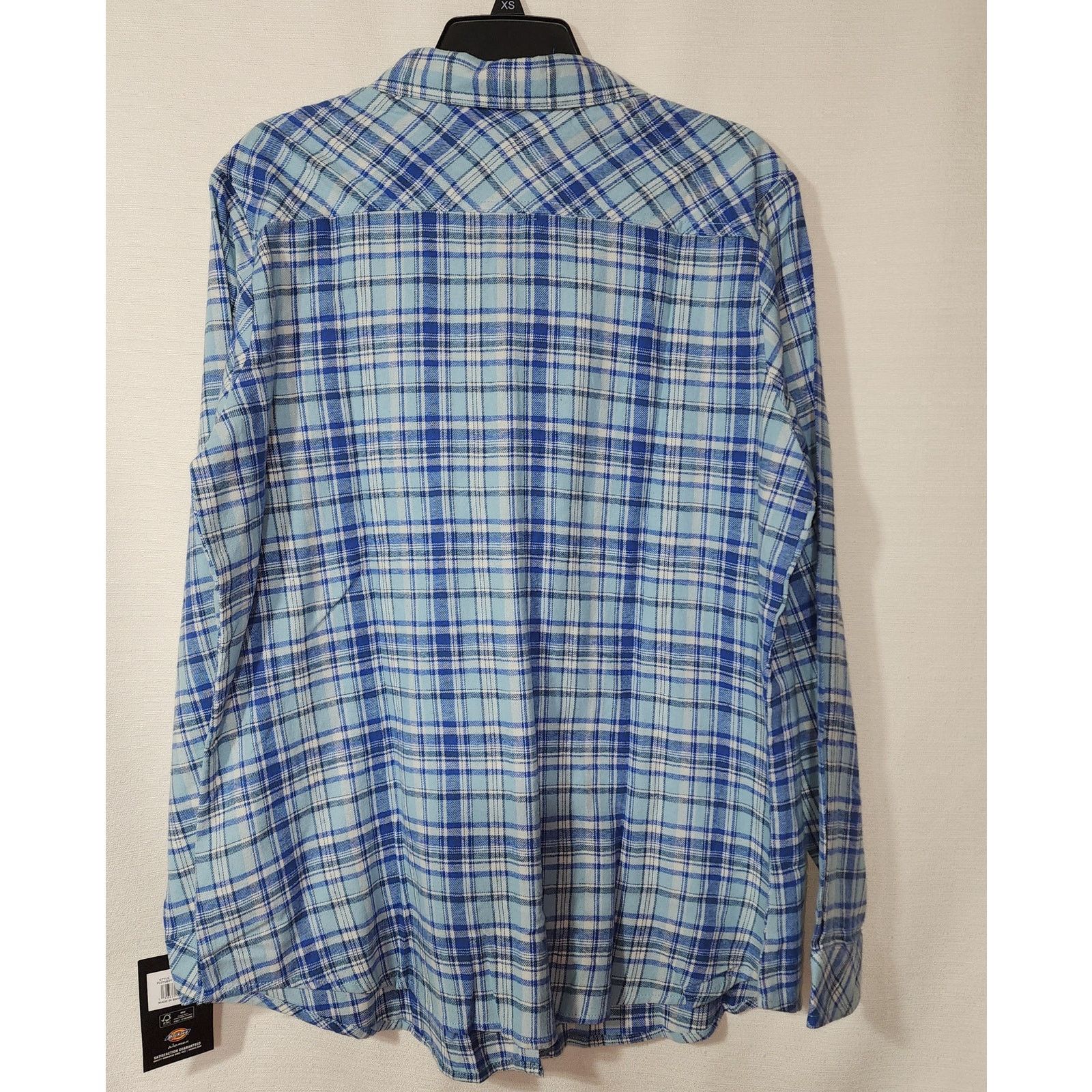 Dickies Dickies Women's Plaid Long Sleeve Flannel Size XL / US 12-14 / IT 48-50 - 5 Thumbnail