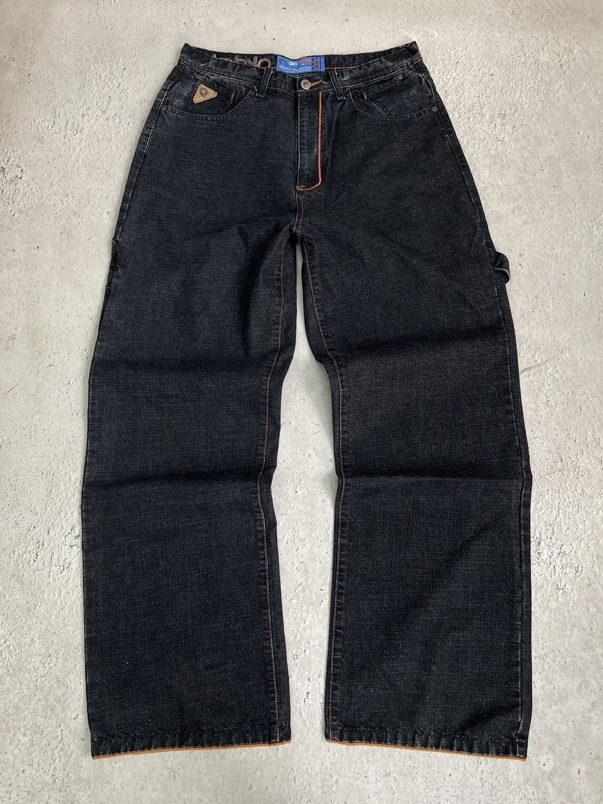 Akademiks Wide leg rap jeans pants baggy JNcO style y2k Size US 34 / EU 50 - 1 Thumbnail