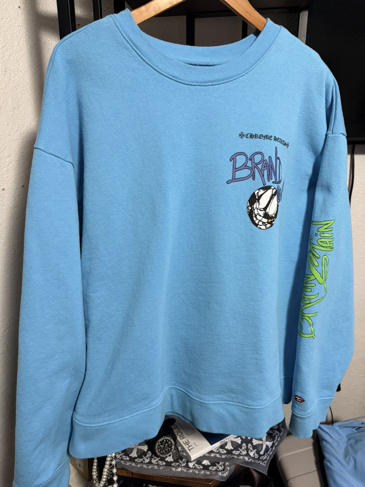 Chrome Hearts Matty Boy Brain New Crewneck