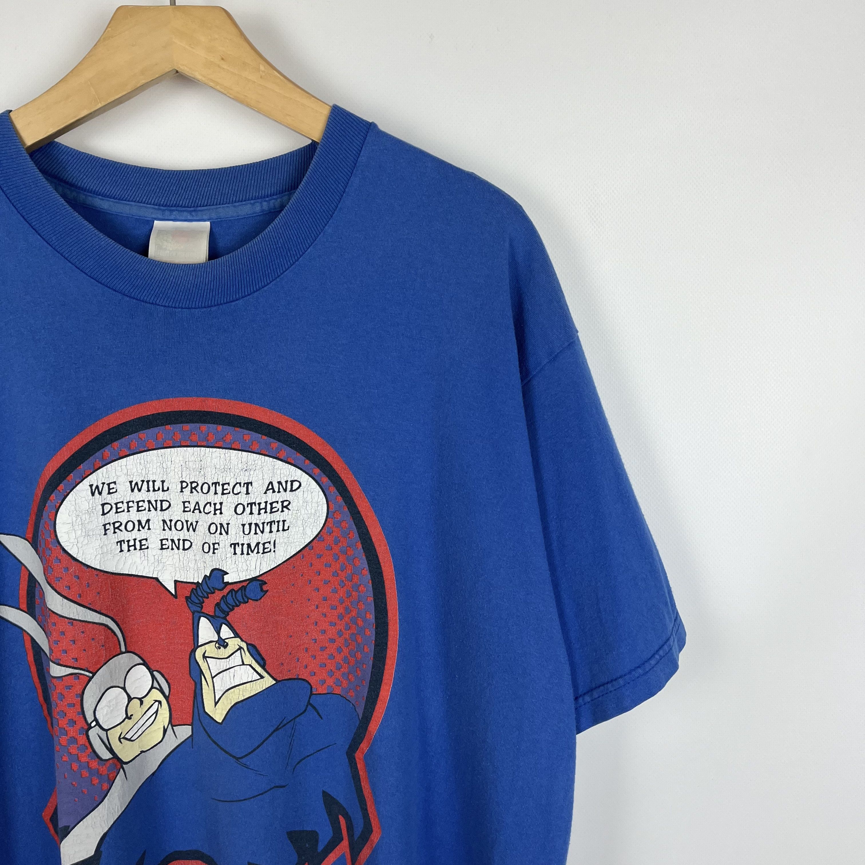 Cartoon Network Vintage The Tick Cartoon Comics T Shirt 1998 Size US XL / EU 56 / 4 - 2 Thumbnail