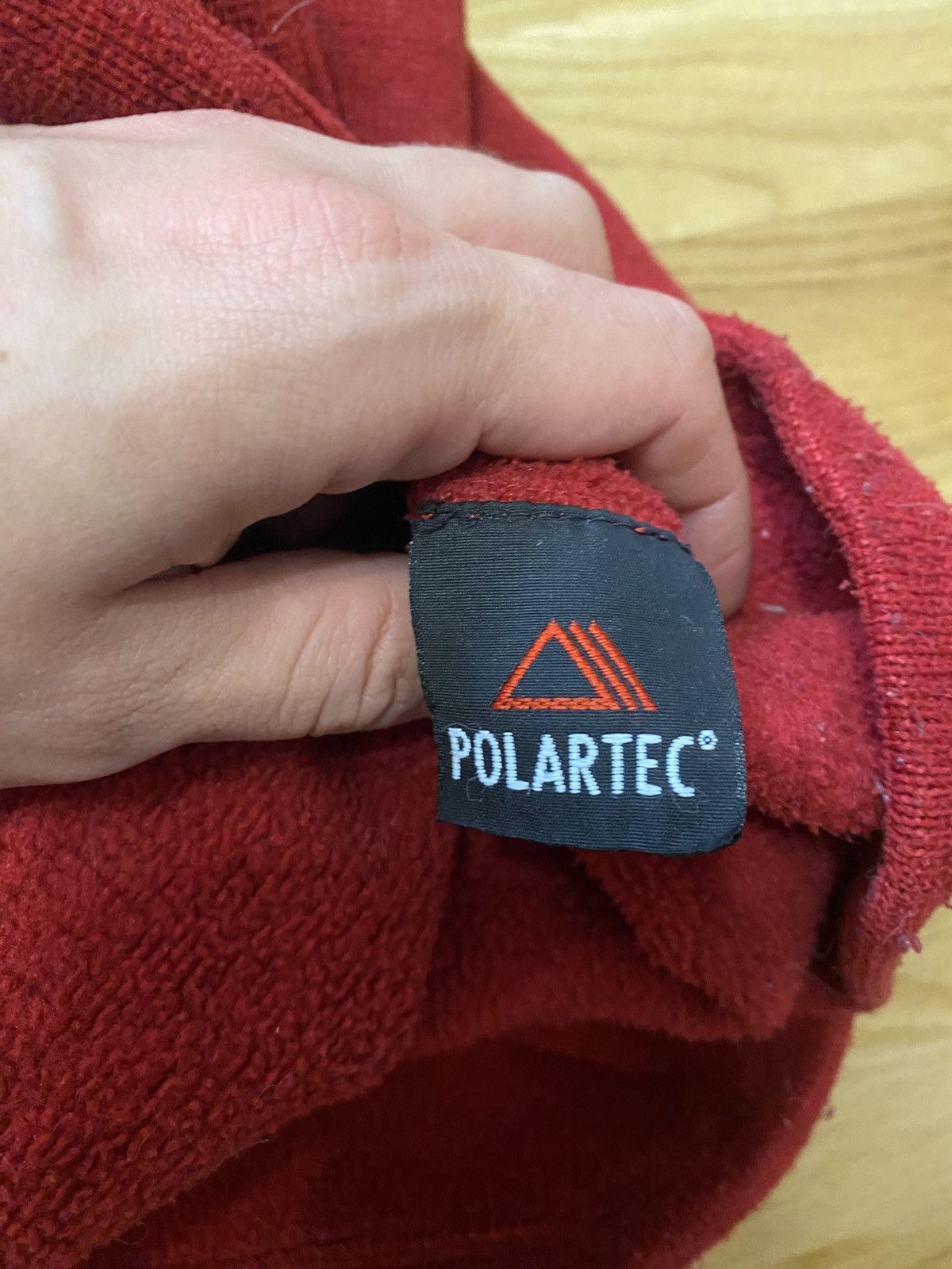 Mountain Hardwear Mountain Hardwear Polartec Vintage 1/4 Zip Fleece Mens L Red Size US L / EU 52-54 / 3 - 8 Thumbnail