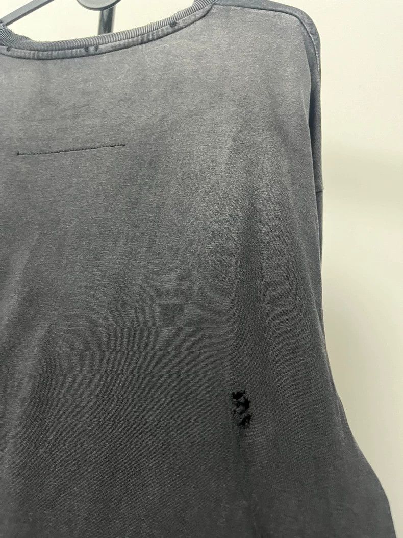 Givenchy Givenchy Black Washed Distressed Dark Grey Short-sleeved T Size US M / EU 48-50 / 2 - 5 Thumbnail