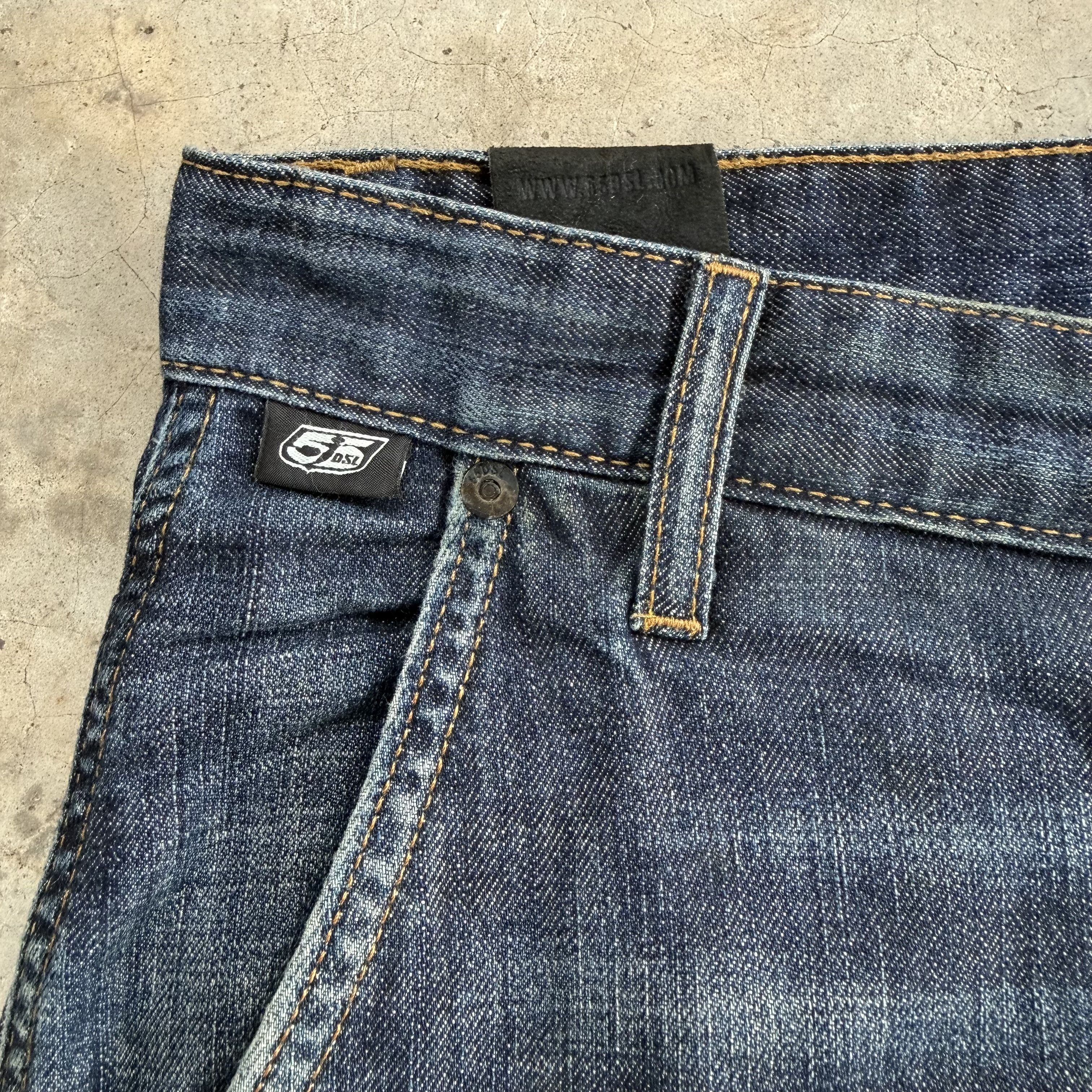 Japanese Brand W33 Vintage 55DSL Flare Denim Faded Jean Pants Size US 33 - 6 Thumbnail