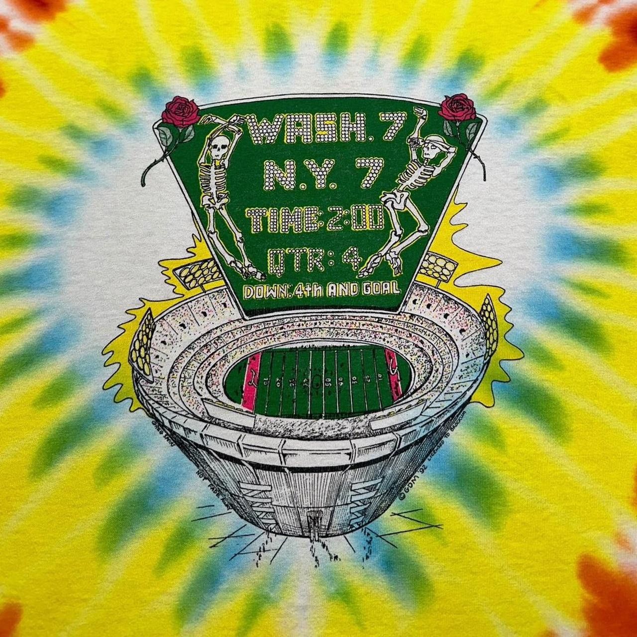 Fruit Of The Loom × Grateful Dead × Vintage Vintage Grateful Dead Rose Bowl T-Shirt Size US XL / EU 56 / 4 - 5 Thumbnail