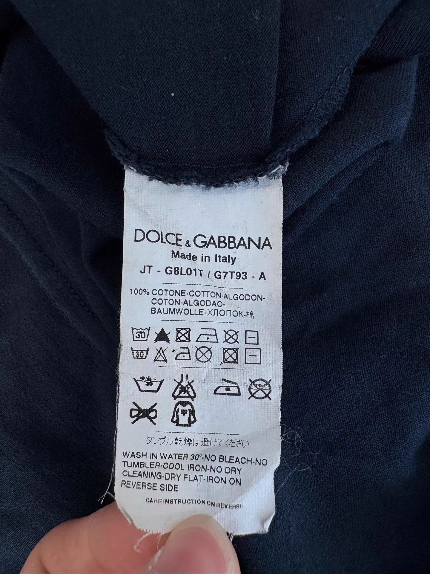 Dolce & Gabbana Dolce & Gabbana Short Sleeve T-shirt K1 Size US L / EU 52-54 / 3 - 5 Thumbnail