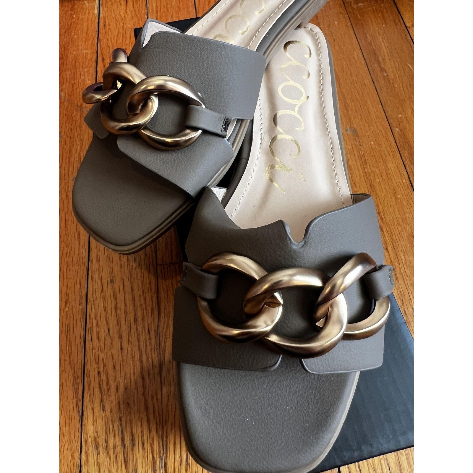 Other Ccocci Shoes Sandals Slides Size 6 Brown Mocha Baylor Chain Size US 6 / IT 36 - 5 Thumbnail