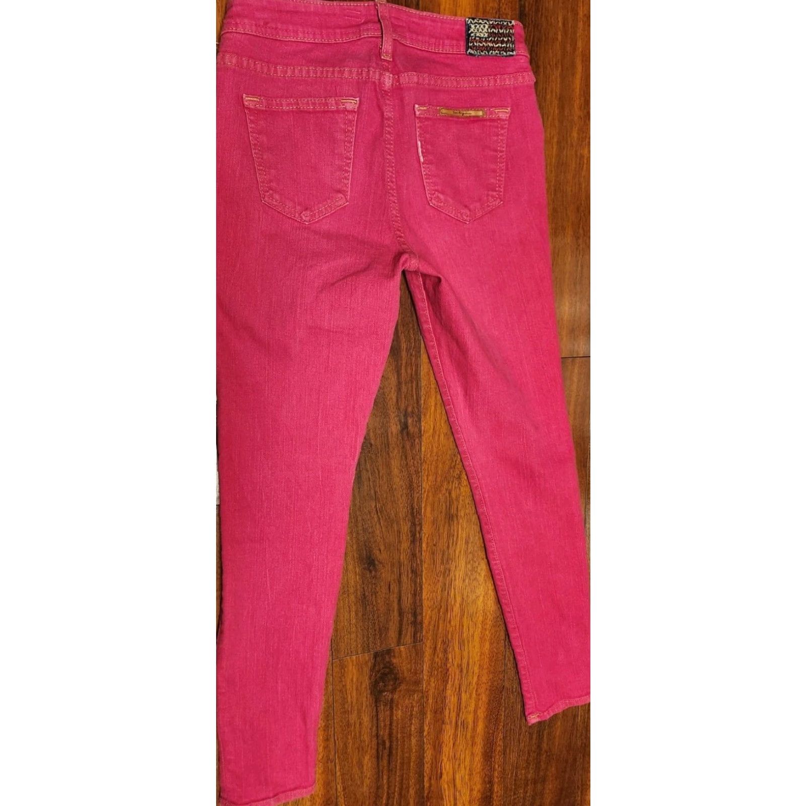True Religion TRUE RELIGION Jeans Women’s 27 Pink Straight USA MADE Pants Slim Fit 28x30 Vintage 5-Pocket Denim Size 27" / US 4 / IT 40 - 4 Thumbnail