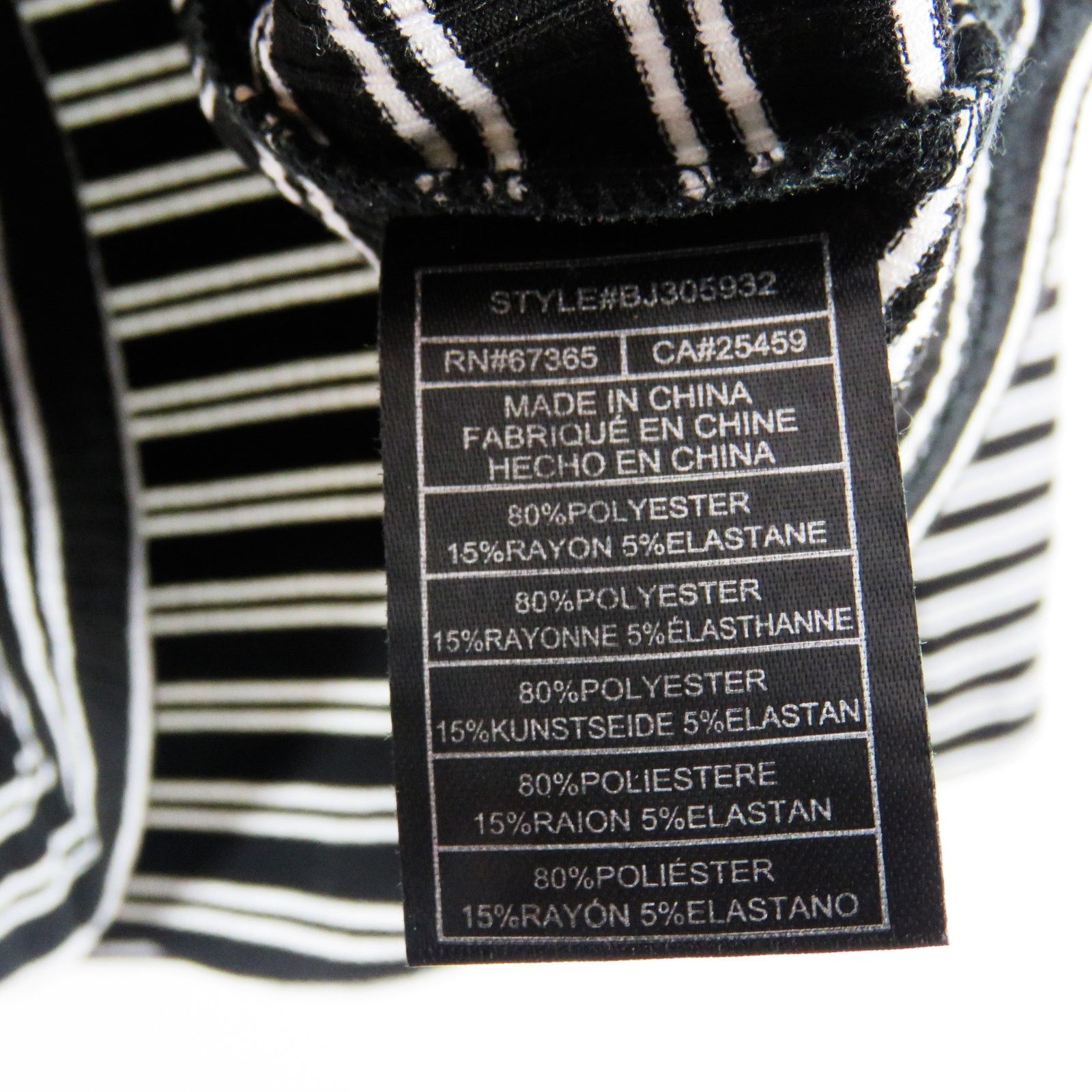 BB Dakota BB Dakota Black Striped Ribbed Turtle Neck Sweater Small Size S / US 4 / IT 40 - 5 Thumbnail