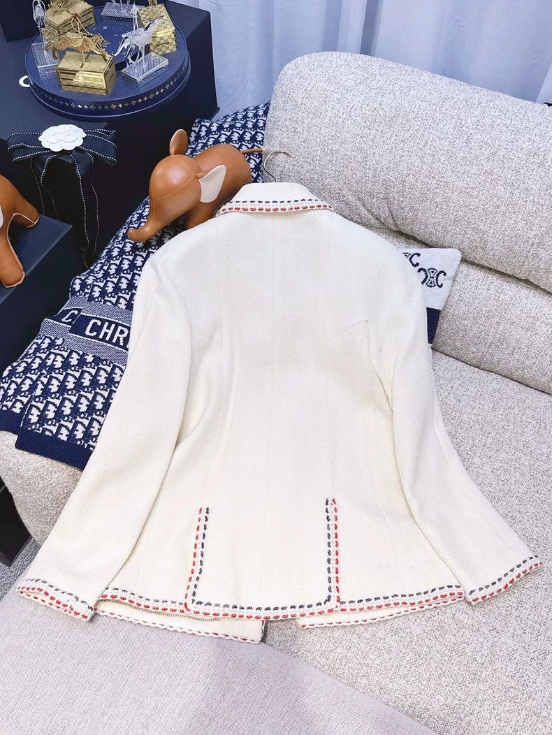 Chanel Chanel 18 Hamburger series beige braided long-sleeved jack Size S / US 4 / IT 40 - 2 Thumbnail