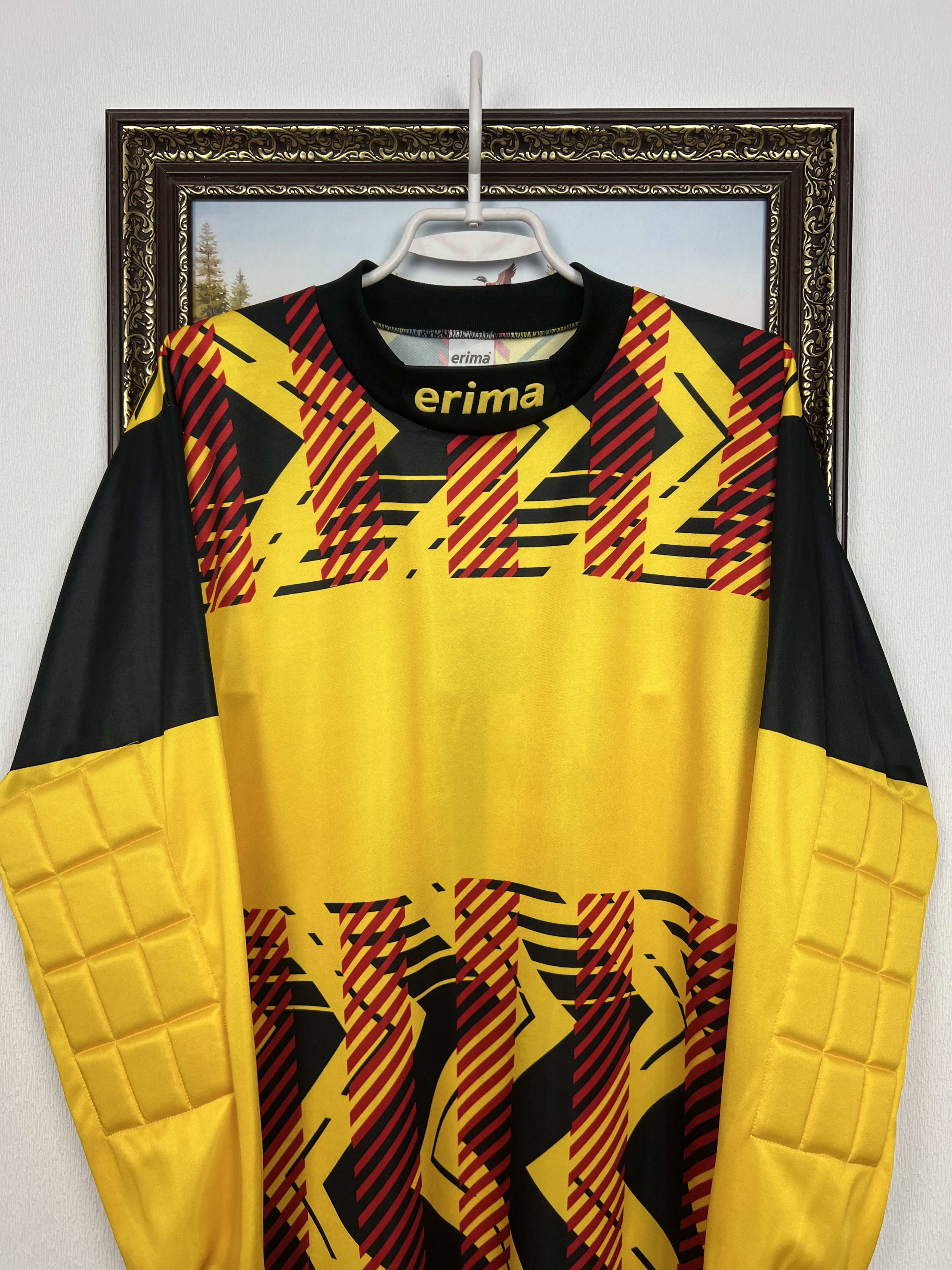 Adidas Vintage Adidas Nike Football Goalkeeper Template Tee Shirt Size US M / EU 48-50 / 2 - 2 Thumbnail