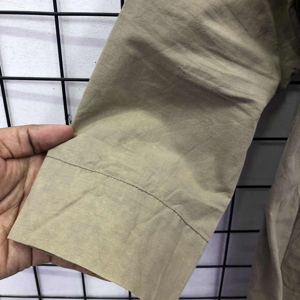 Japanese Brand Pual Ce Cin Nippon Made Outerwear Non Collar Long Coat Size US L / EU 52-54 / 3 - 9 Thumbnail