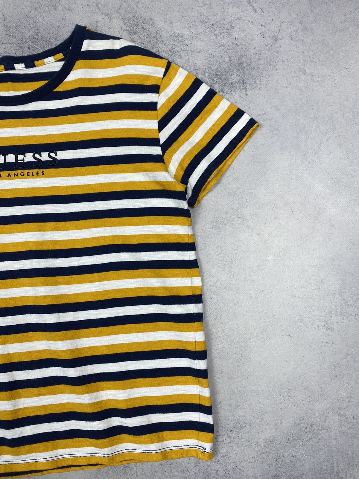 Guess Guess Los Angeles Striped T Shirt Size L / US 10 / IT 46 - 4 Thumbnail