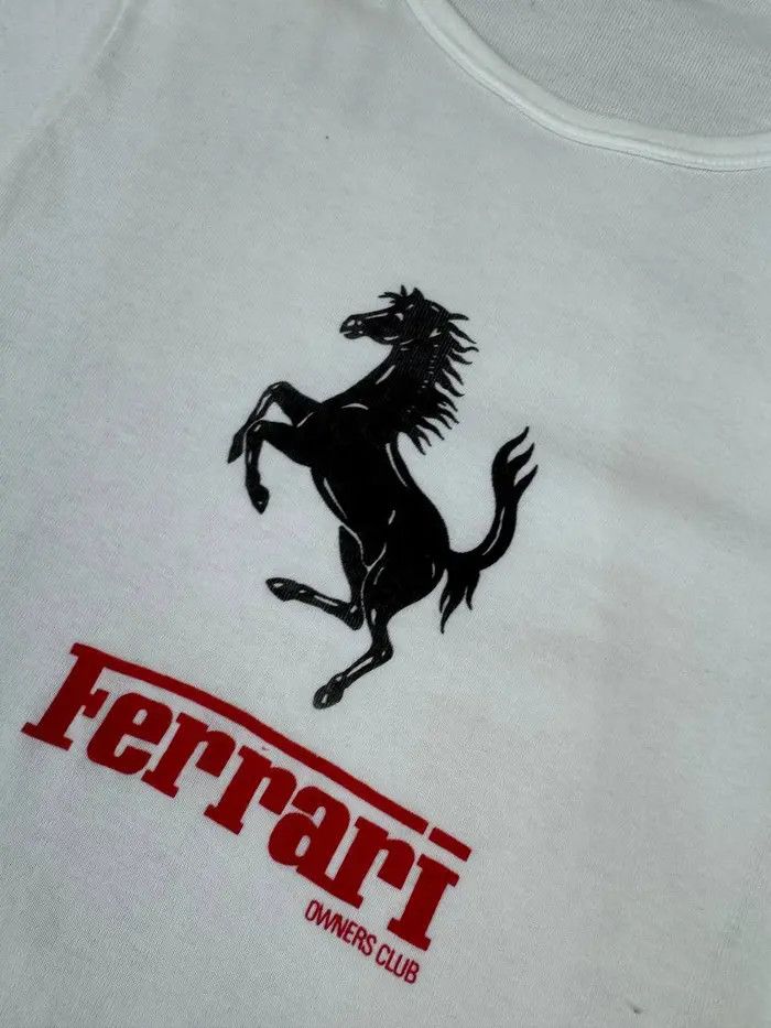 Ferrari Vintage Ferrari T-Shirt 80s F1 Racing Big Logo Size US L / EU 52-54 / 3 - 4 Thumbnail