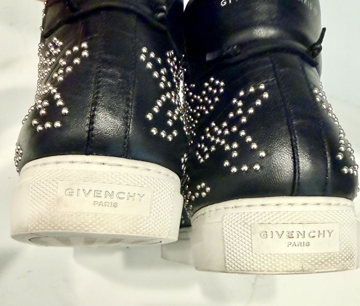 Givenchy Givenchy Studded High Top Sneakers Size US 8.5 / IT 38.5 - 8 Thumbnail