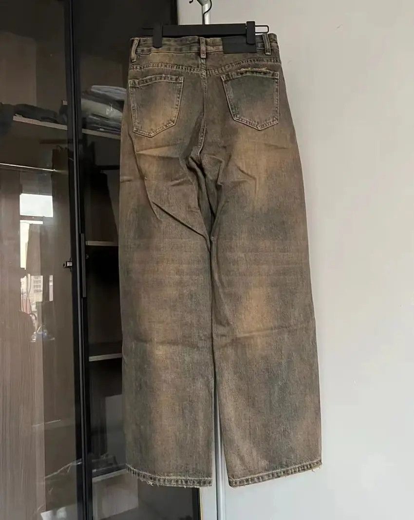 Designer × Japanese Brand Bronze blue Y2K skateboarding hiphop utility baggy jeans Size US 30 / EU 46 - 7 Thumbnail