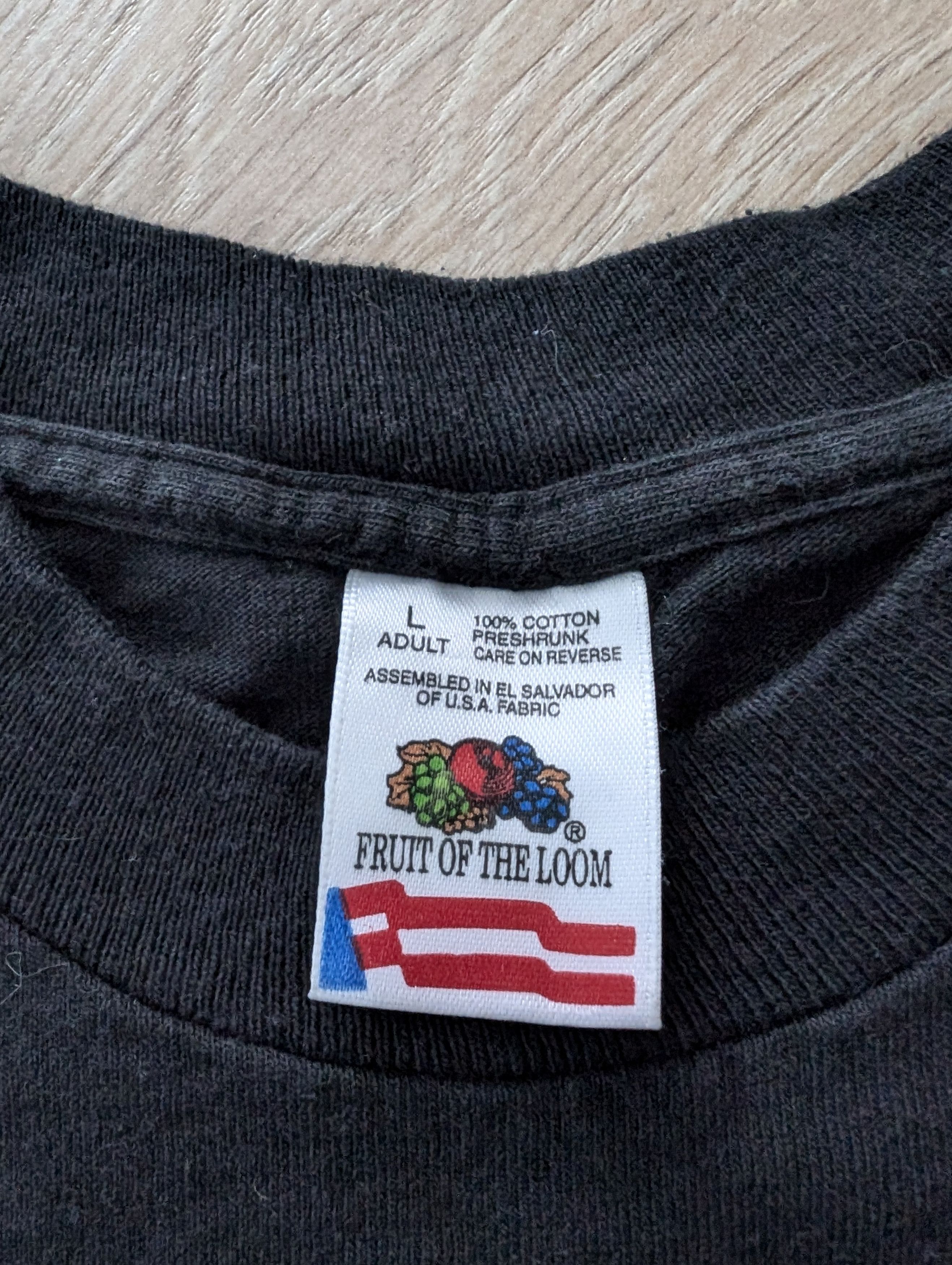 Fruit Of The Loom × Vintage Vintage 1992 Elvis Presley t-shirt Size US L / EU 52-54 / 3 - 4 Thumbnail