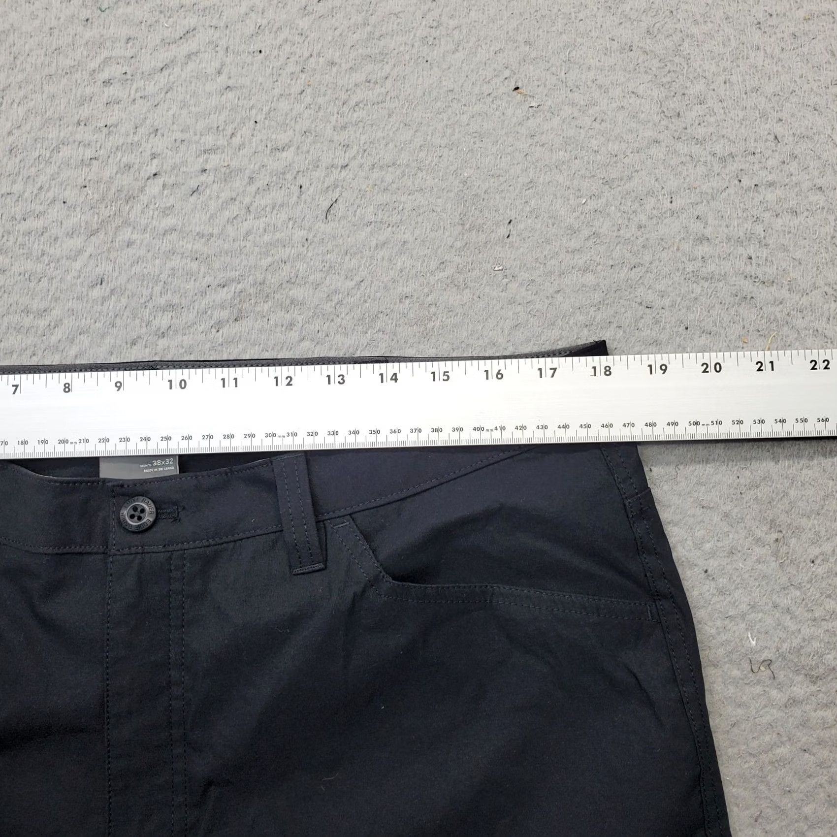 Eddie Bauer Eddie Bauer Chino Pants Men 38x32 Black Nylon Flat Front Belt Loops Straight Leg Size US 38 / EU 54 - 6 Thumbnail