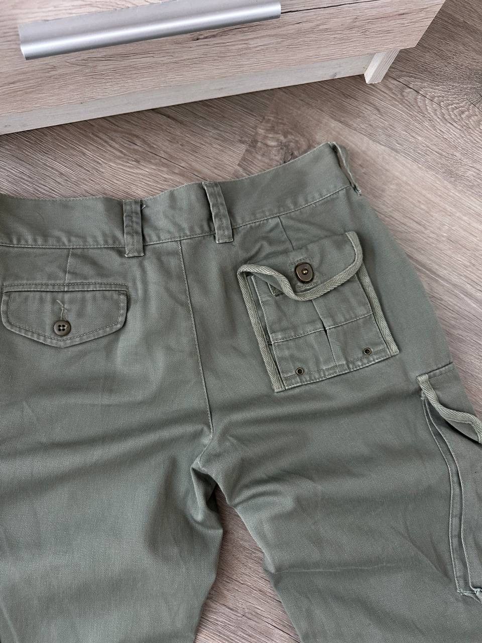 Polo Ralph Lauren × Vintage Vintage Polo Ralph Lauren Green Pocket Zip Cargo Pants Size US 36 / EU 52 - 16 Thumbnail