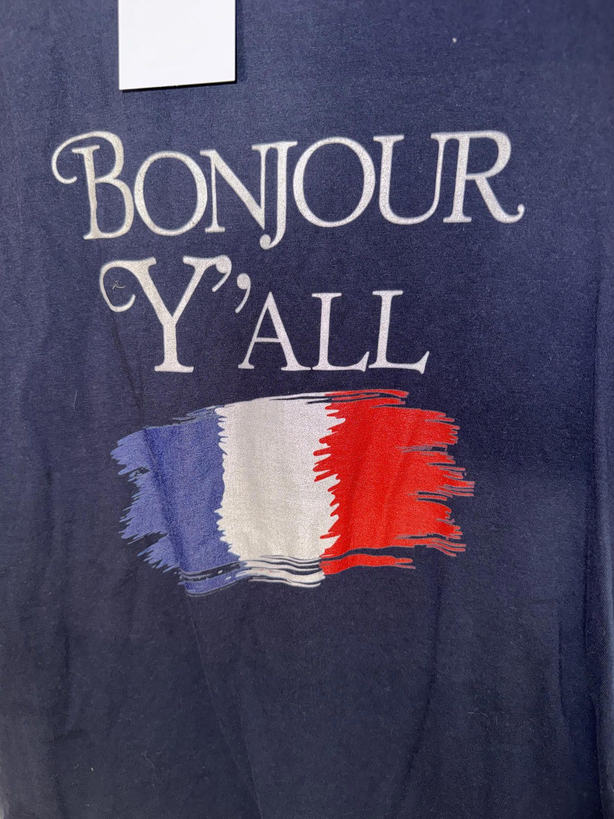 Gildan 'Bonjour Y'all' Graphic T-Shirt Medium Size M / US 6-8 / IT 42-44 - 2 Thumbnail