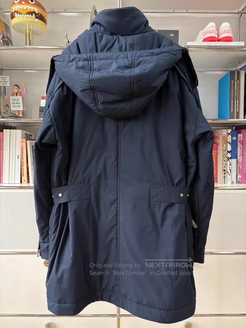 Chanel Chanel Dark blue stand-up collar four-pocket hooded cotton Size XS / US 0-2 / IT 36-38 - 3 Thumbnail