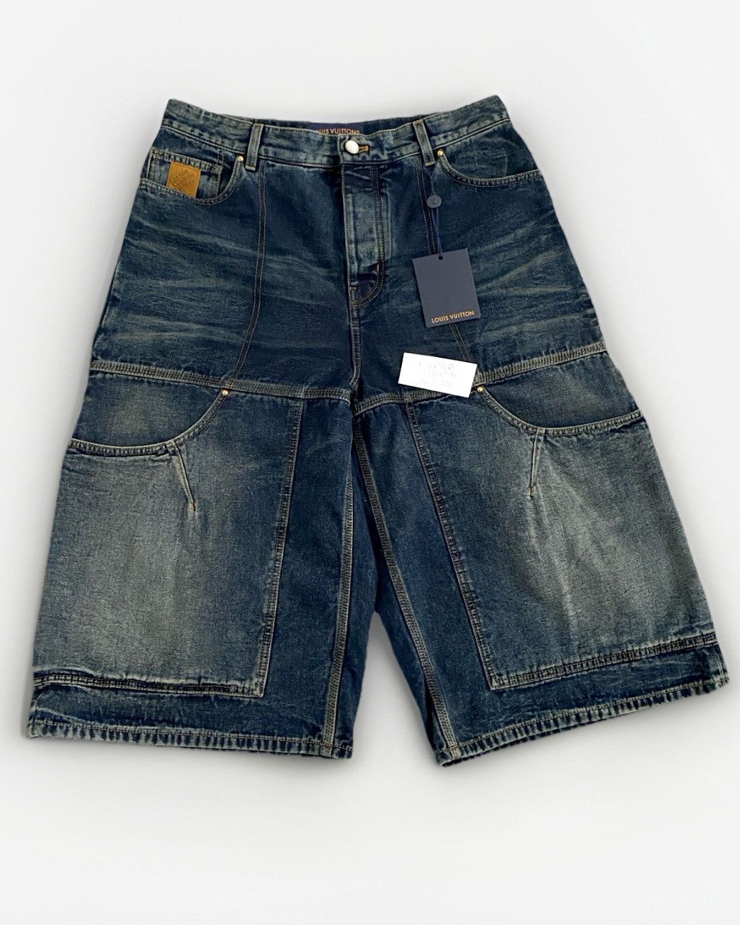 Louis Vuitton Louis Vuitton FW25 Denim Workwear Shorts 32 1AILT8 Size US 32 / EU 48 - 2 Thumbnail