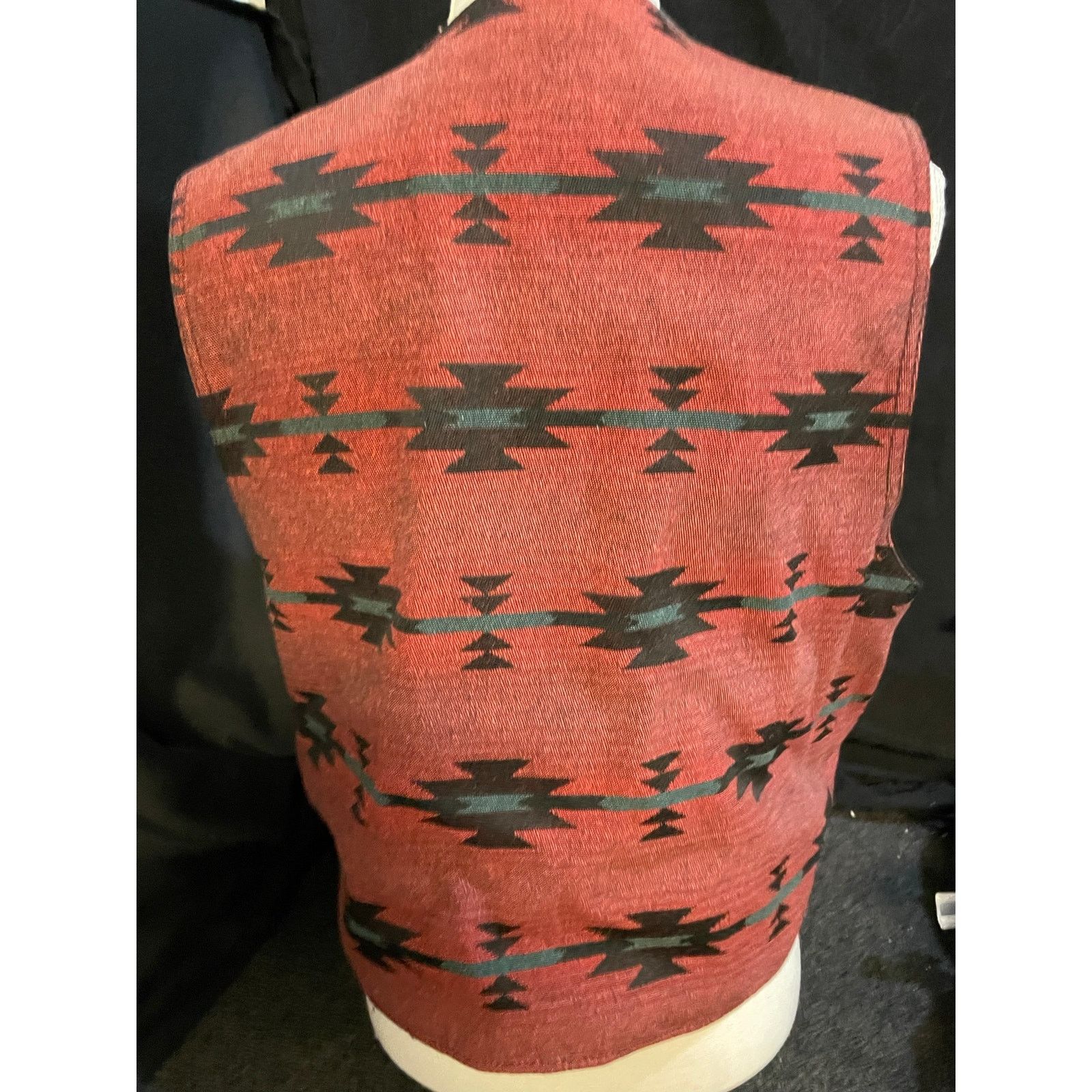True Grit Vintage TRUE GRIT Southwestern Aztec Design Vest USA Women’s Size XS / US 0-2 / IT 36-38 - 3 Thumbnail