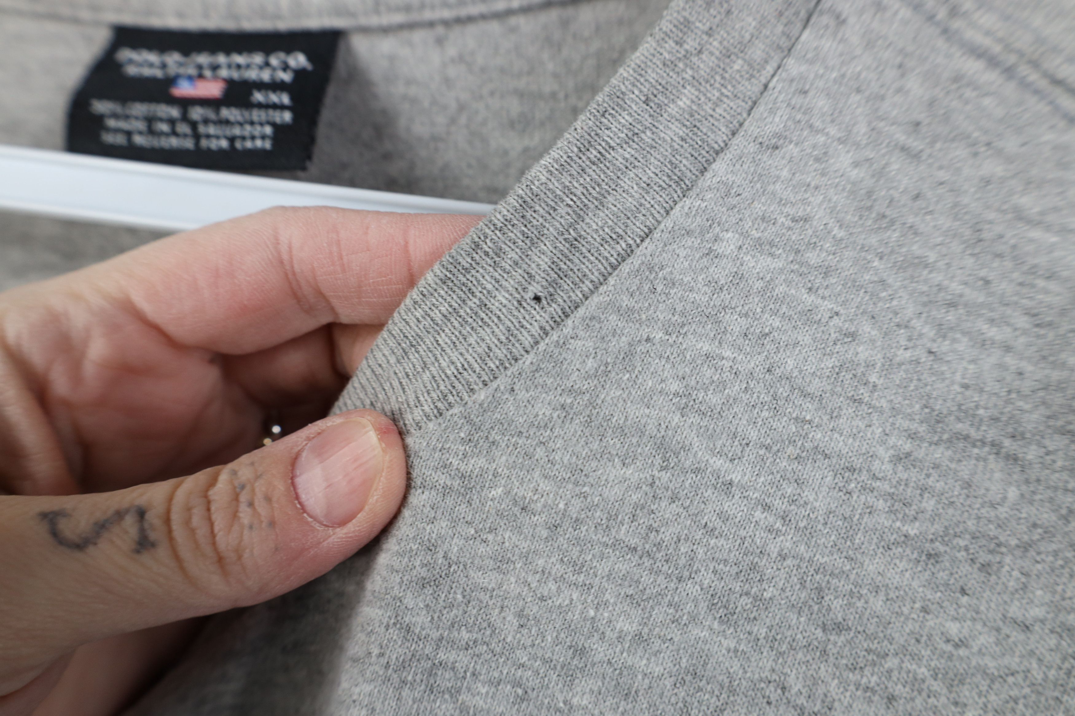 Ralph Lauren Vintage 90s Ralph Lauren Long Sleeve T-Shirt Heather Gray Size US XXL / EU 58 / 5 - 8 Thumbnail