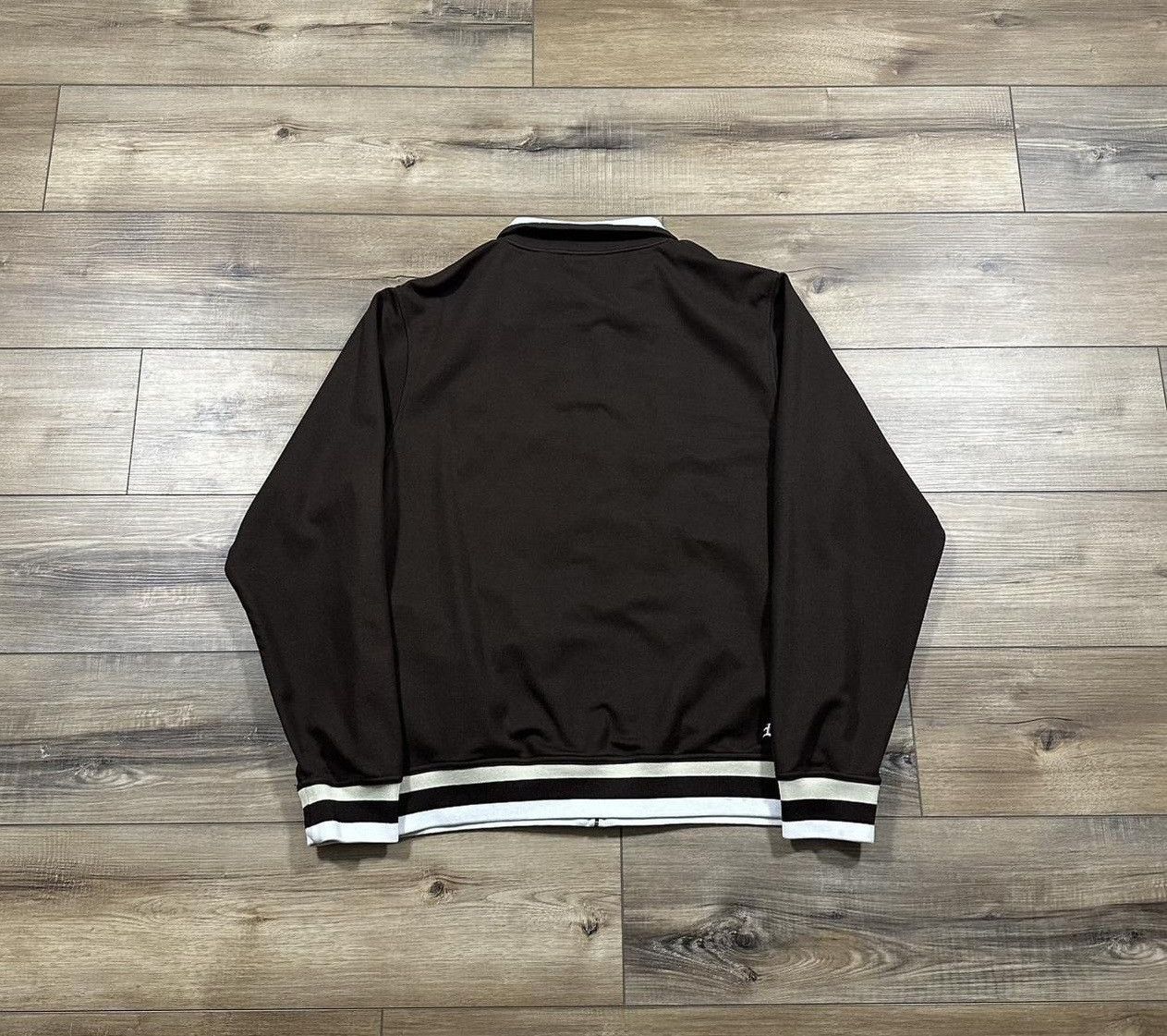 Billabong Vintage 2000s Y2K Billabong Brown Striped Surf Zip Up Jacket Size US XL / EU 56 / 4 - 10 Thumbnail
