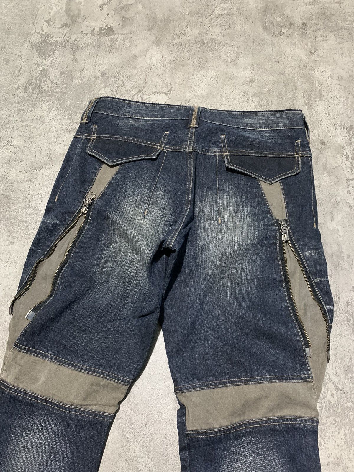 PPFM PPFM japan multizipper convertible punk jeans 32x32 Size US 32 / EU 48 - 9 Thumbnail