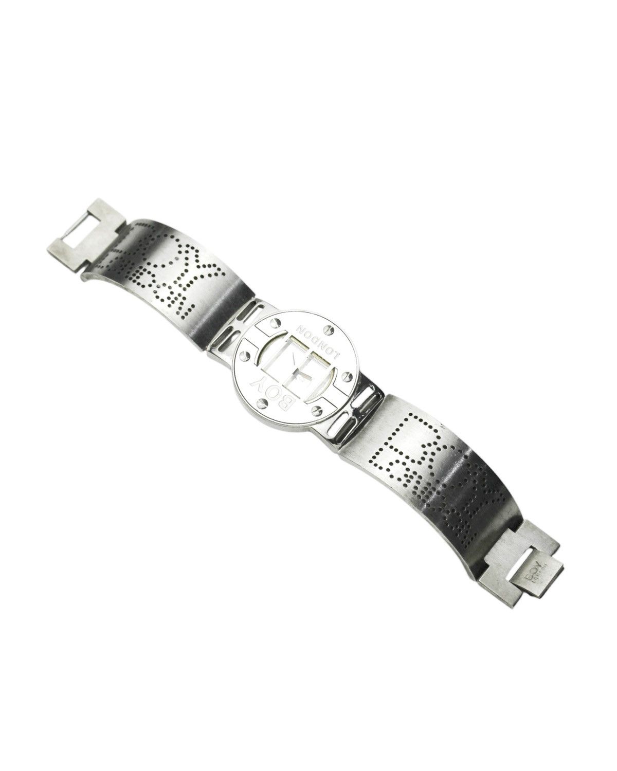 Boy London 2000S BOY LONDON PERFORATED METAL WATCH Size ONE SIZE - 3 Thumbnail