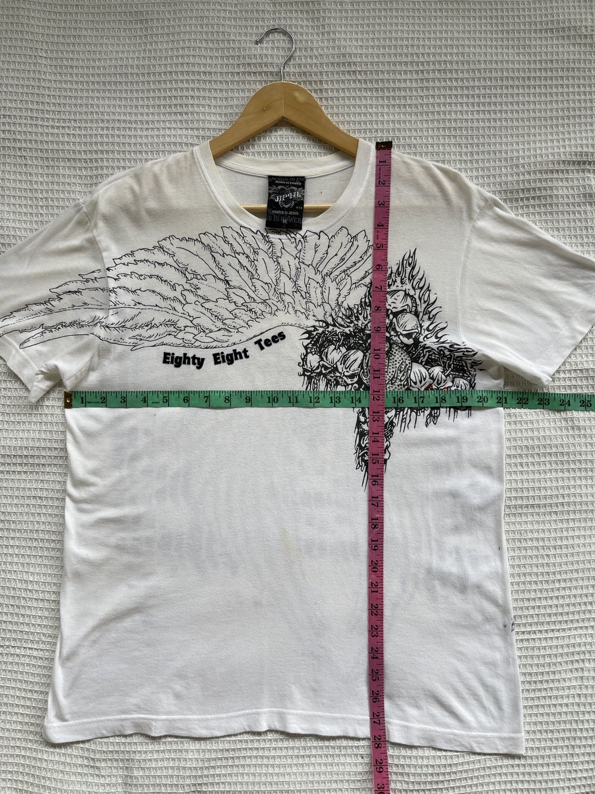 Affliction Rare🔥Vintage EIGHTY EIGHT Jesus Is Power Tee Size US M / EU 48-50 / 2 - 15 Thumbnail