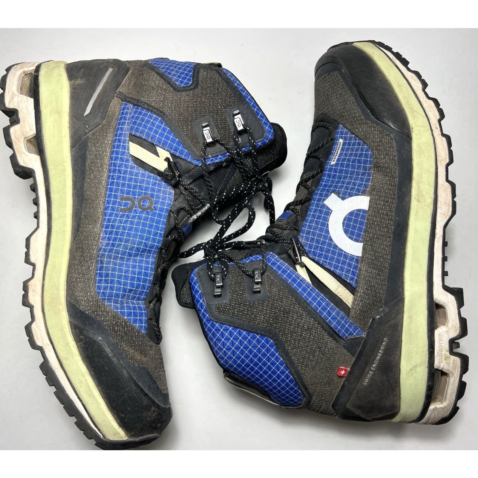 Vintage VINTAGE On Cloud CLOUDALPINE Waterproof Ankle Boots Men 12 Blue Boots Mens Waterproof Athletic Sneaker Size US 12 / EU 45 - 2 Thumbnail
