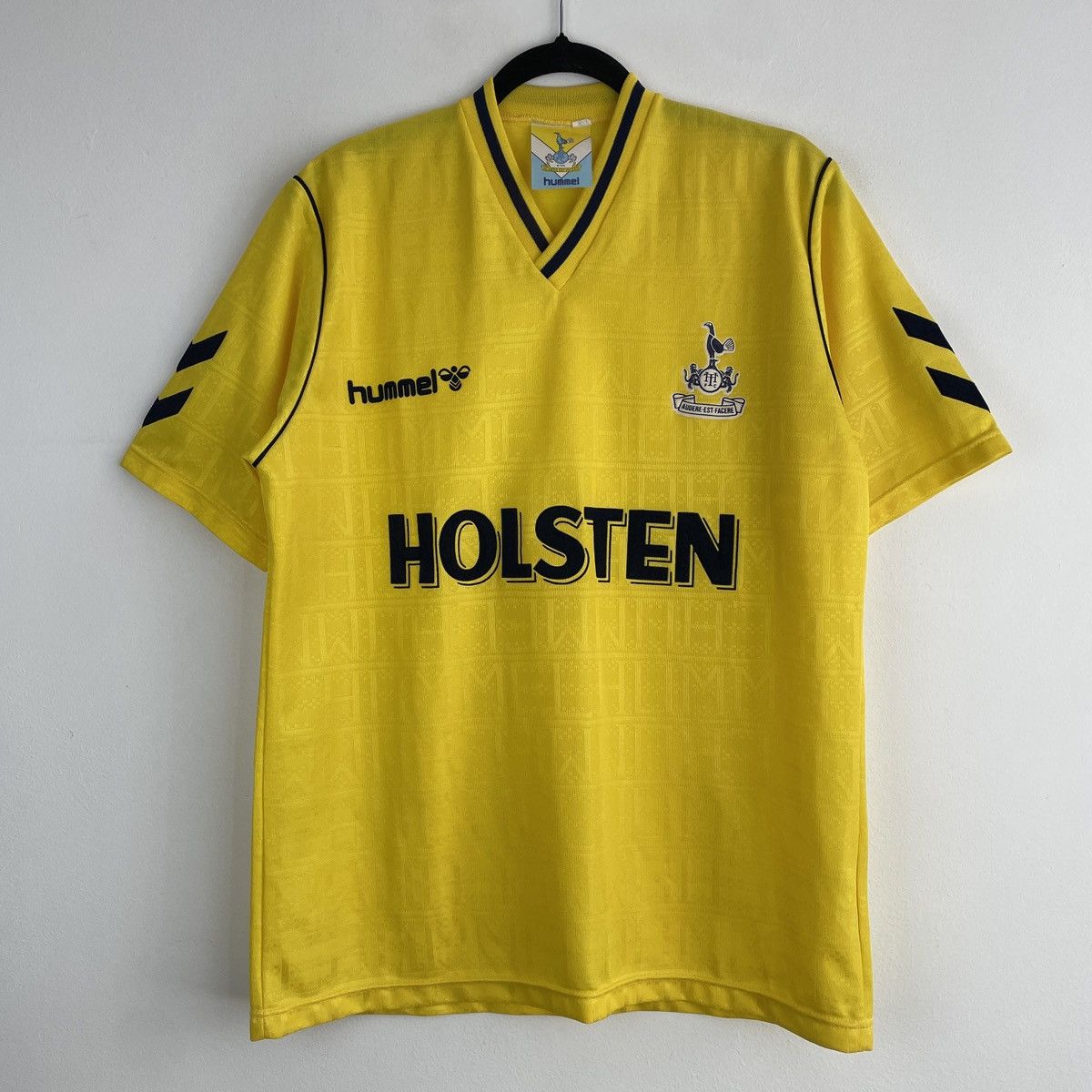 Hummel Vintage Tottenham Away Jersey Ultra Rare 1988-1991 size L-XL Size US XL / EU 56 / 4 - 1 Thumbnail