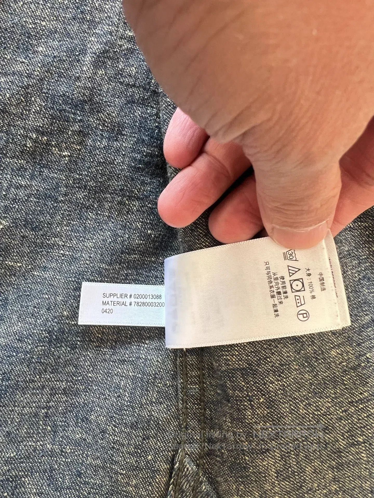 RRL Ralph Lauren RRL Double RL Denim Thick Shirt. Size US L / EU 52-54 / 3 - 5 Thumbnail