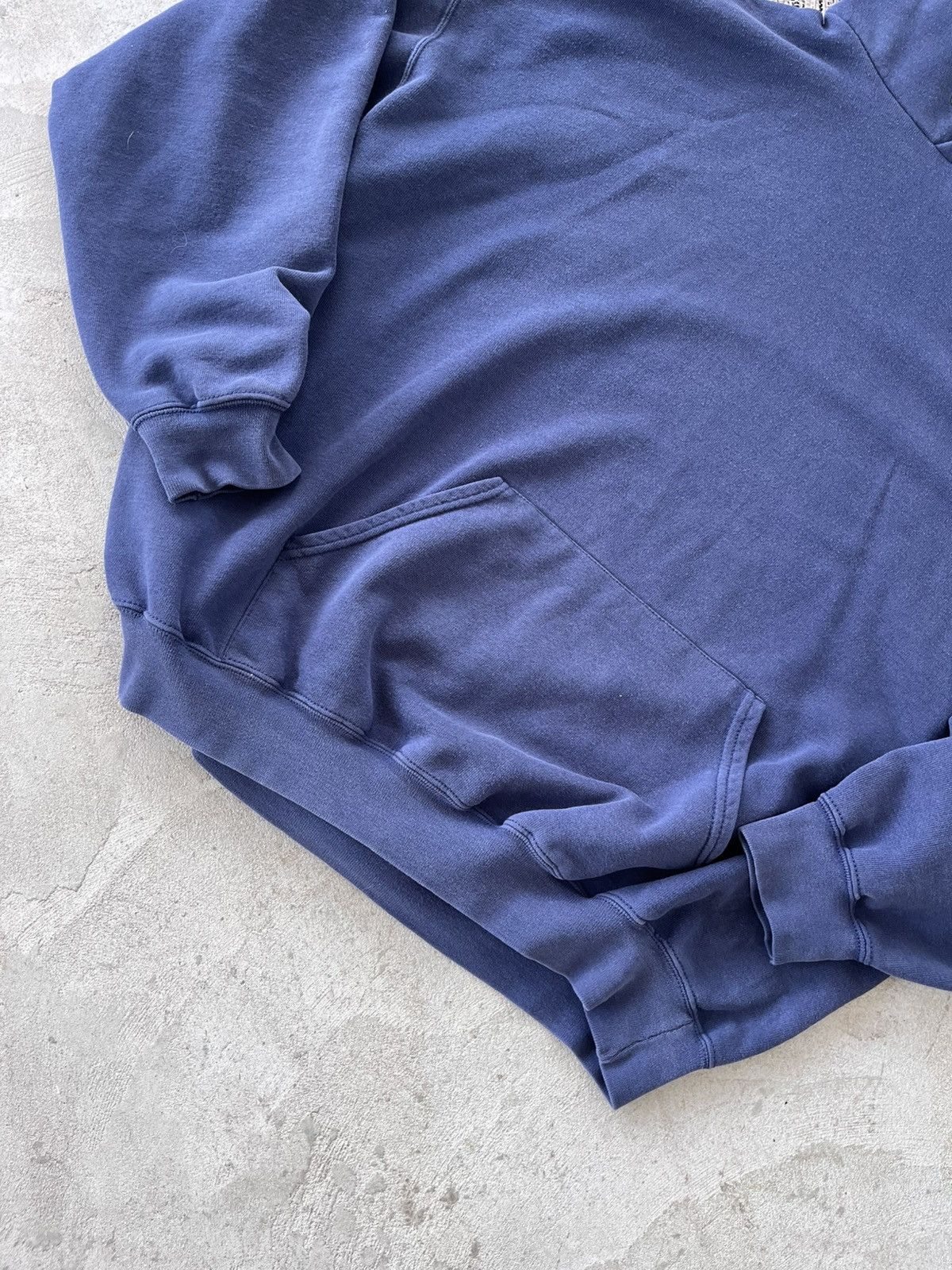 Fruit Of The Loom × Vintage Vintage Fruit of the Loom Faded Blue Hoodie oversized fit Size US XXL / EU 58 / 5 - 8 Thumbnail