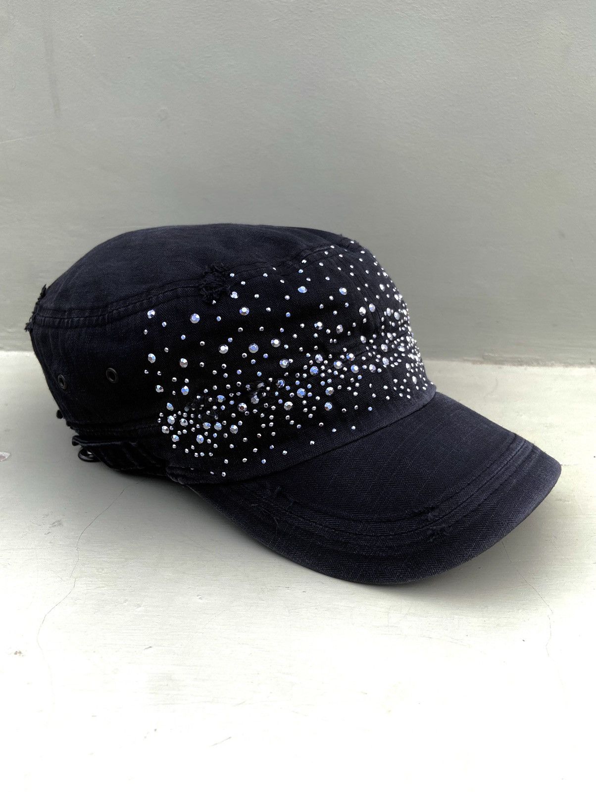 If Six Was Nine 2000s patrol hat studded with sparkling zircons Size ONE SIZE - 3 Thumbnail