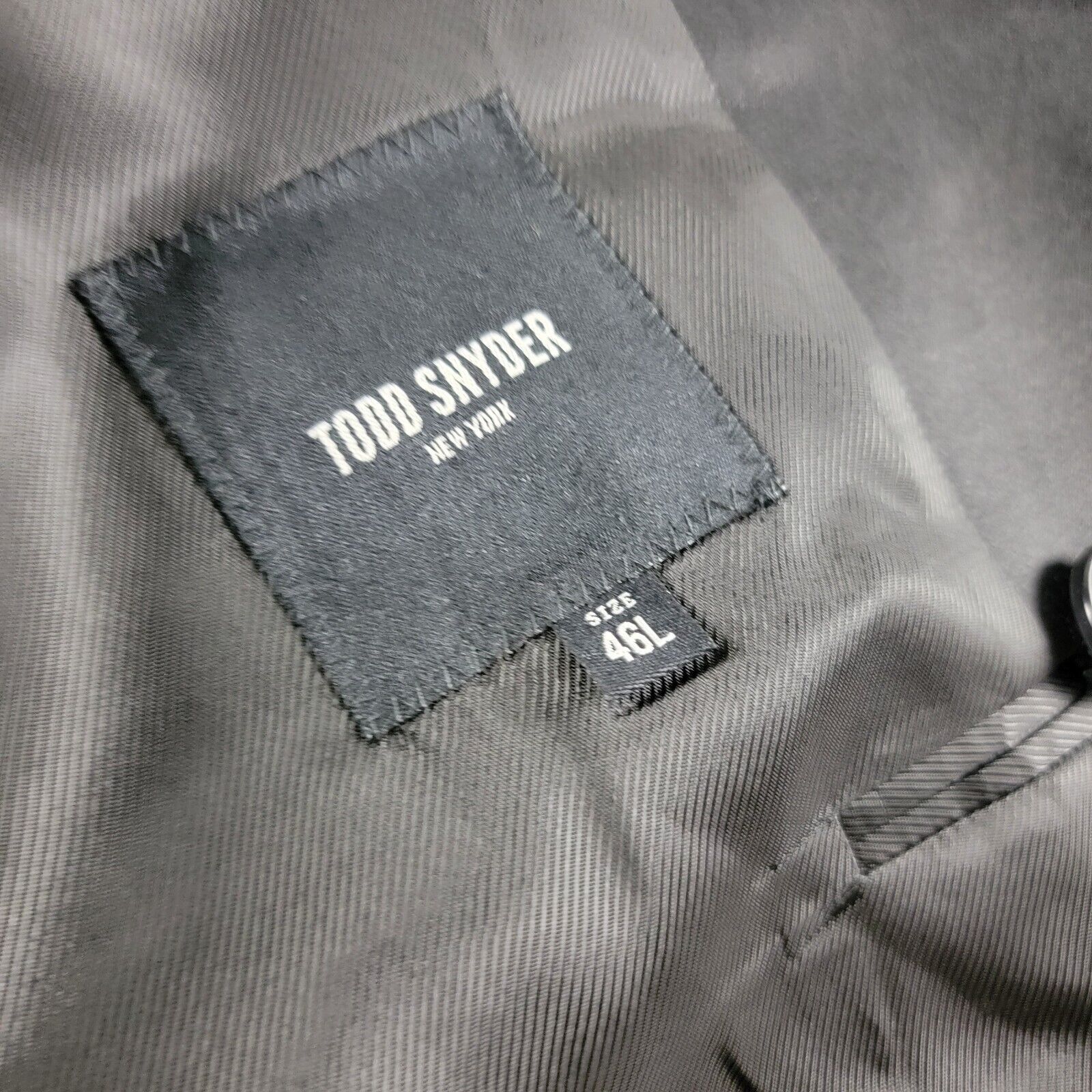 Todd Snyder Todd Snyder Italian Double Breasted Tuxedo Jacket Peak Lapel Size 46L - 13 Thumbnail