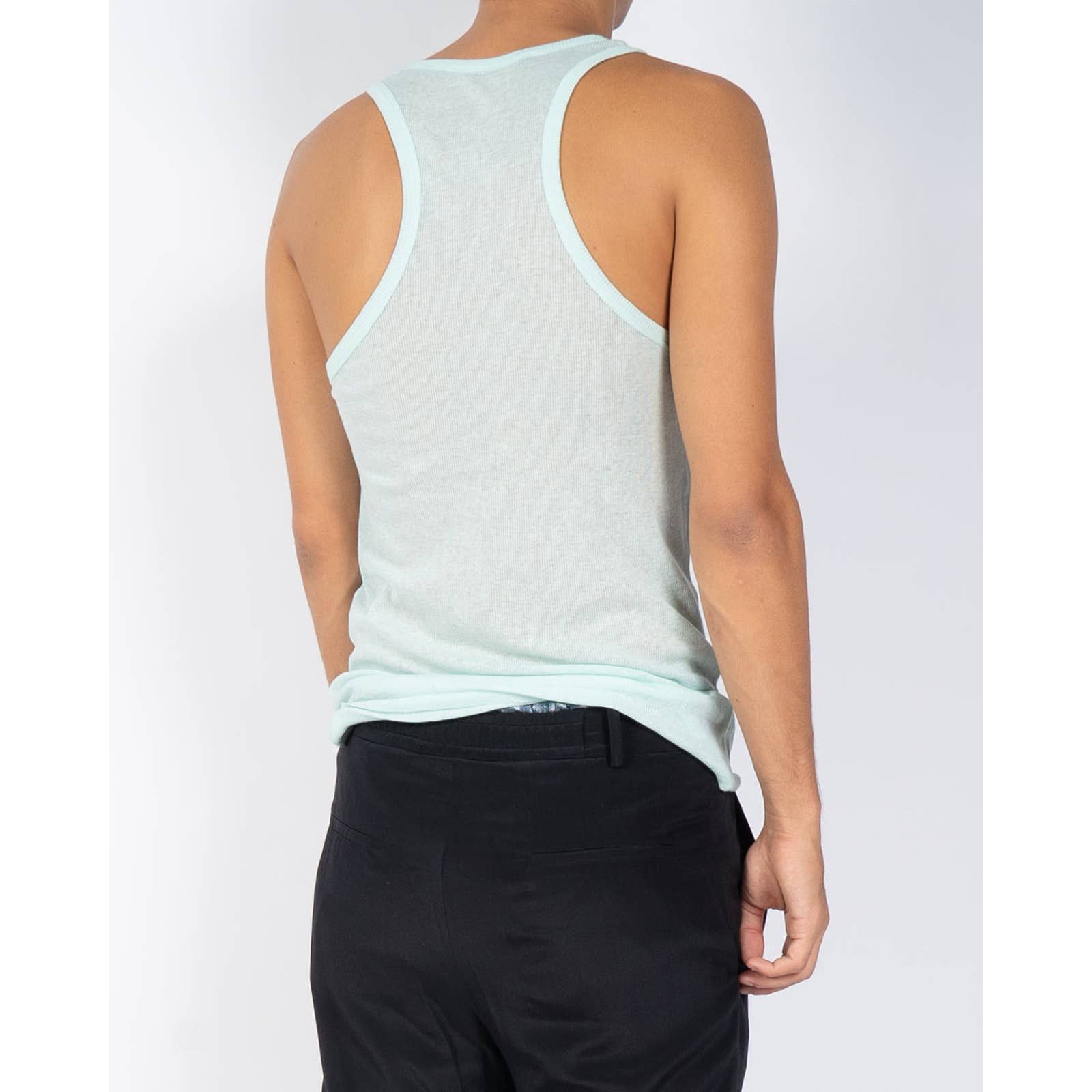 Haider Ackermann SS19 Mint Blue Tanktop Size US XL / EU 56 / 4 - 4 Thumbnail