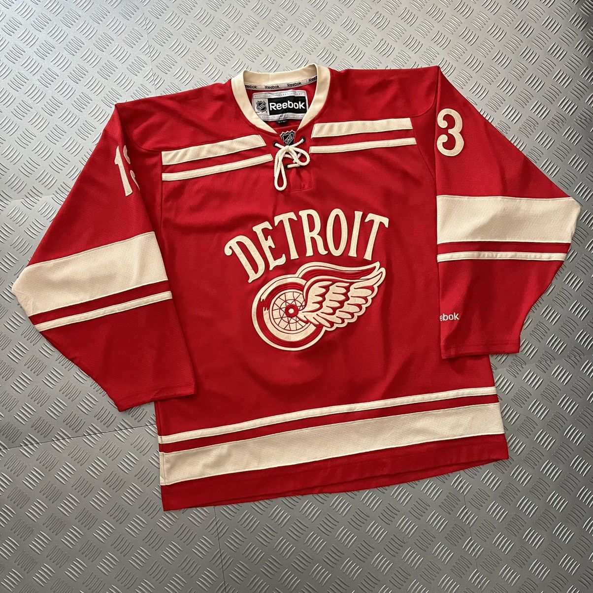 NHL × Reebok Reebok Detroit Redwings #13 Pavel Datsyuk Jersey ☄️ Size US L / EU 52-54 / 3 - 3 Thumbnail