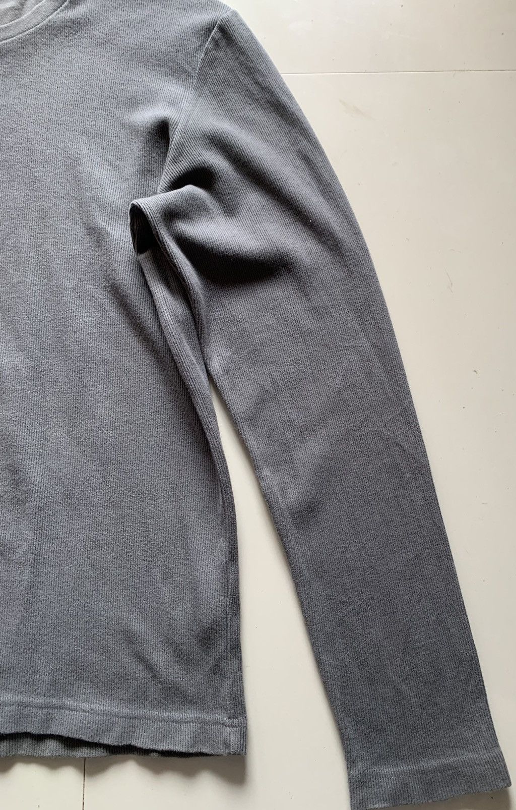 Cos COS Grey Waffle Knit Long Sleeve Sweater Size US L / EU 52-54 / 3 - 4 Thumbnail