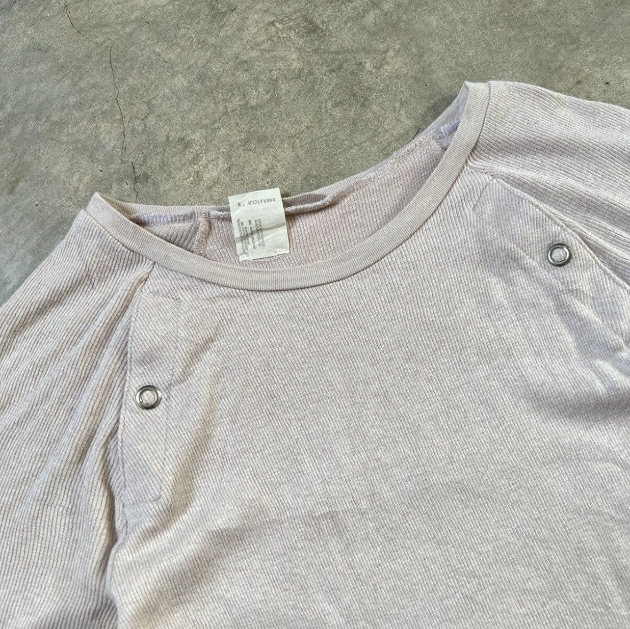 N.Hoolywood 2000s N.Hoolywood Ribbe Longsleeve Archive Shirt Size US S / EU 44-46 / 1 - 2 Thumbnail