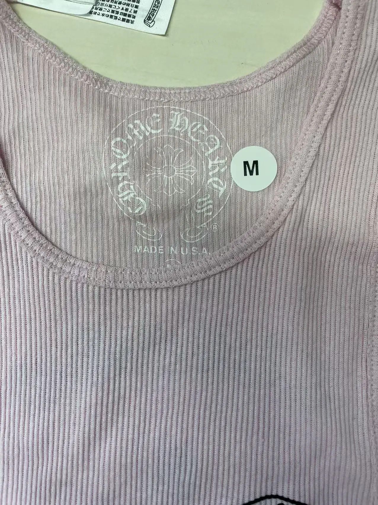 Chrome Hearts Chrome Hearts Deadly Doll Rib Art Basel Flora Pink Tank Top Size M / US 6-8 / IT 42-44 - 8 Thumbnail