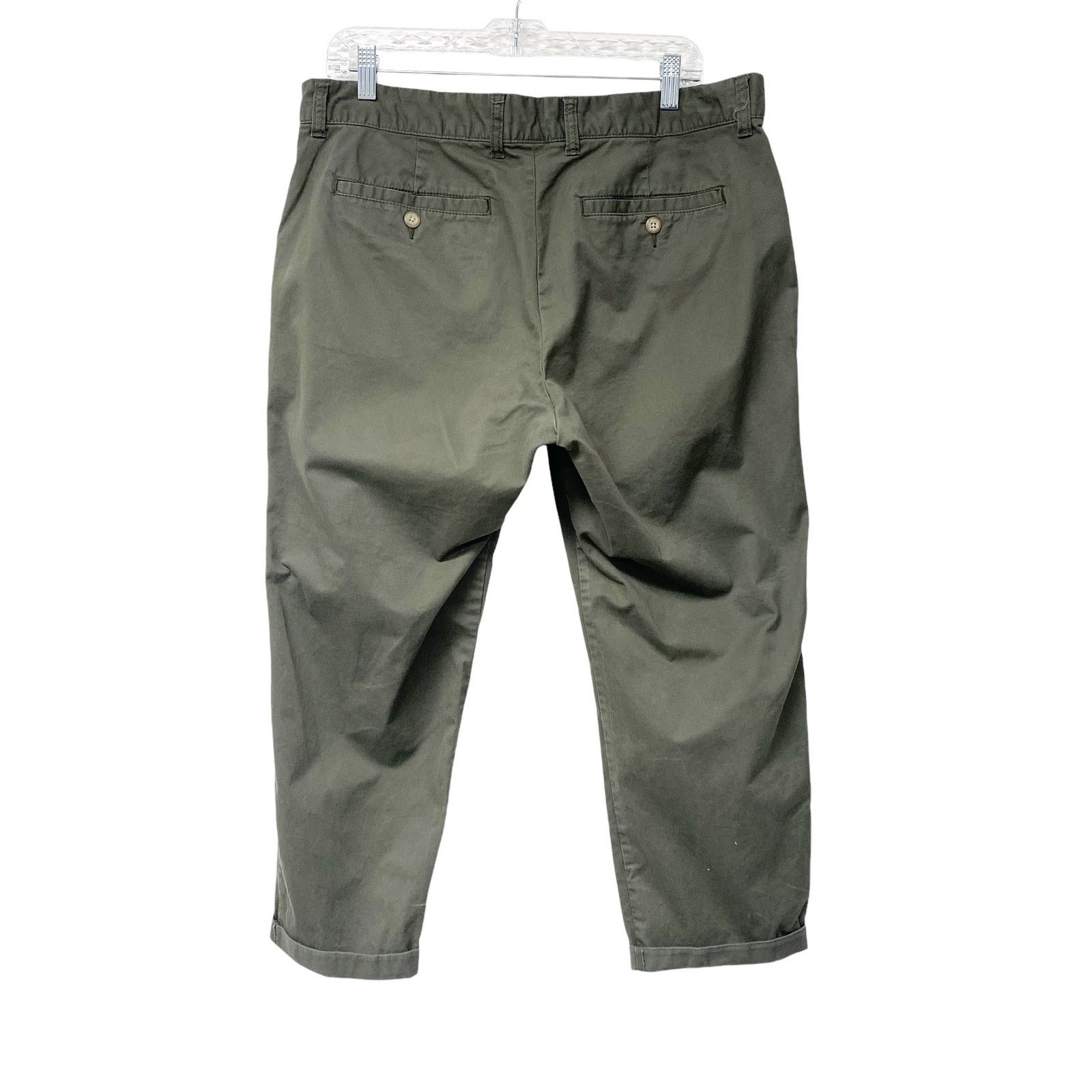 Gap Gap Womens Size 14 Green Girlfriend Khaki Pants Size 36" / US 14 / IT 50 - 6 Thumbnail