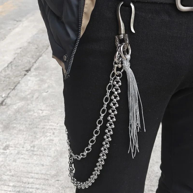 Japanese Brand × Jewelry Punk Buckle Stainless Steel Pants Chain Size ONE SIZE - 7 Thumbnail
